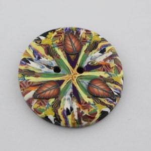 Large Unique button Handcrafted button, 1 1/4 inch buttons, 1 1/2 inch button, No. 42 1 1/2 inch C