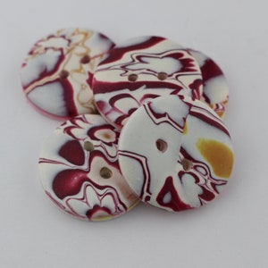 Polymer clay Knöpfe Handmade 1 Zoll Knopf für Pullover Unikat 1 1/4 Zoll Knöpfe, 1 1/2 Zoll Nr. 230