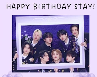JISUNG Happy B-Day PARTY カード JISUNG Happy B-Day PARTY カード（HAPPY BIRTHDAY JISUNG