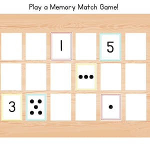 Preschool Numbers Flash Cards: Counting & Correspondence (Digital Download) image 4