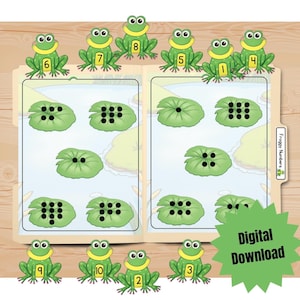 File Folder Games Bundle – Preschool Math & Literacy Centers – Numbers ...