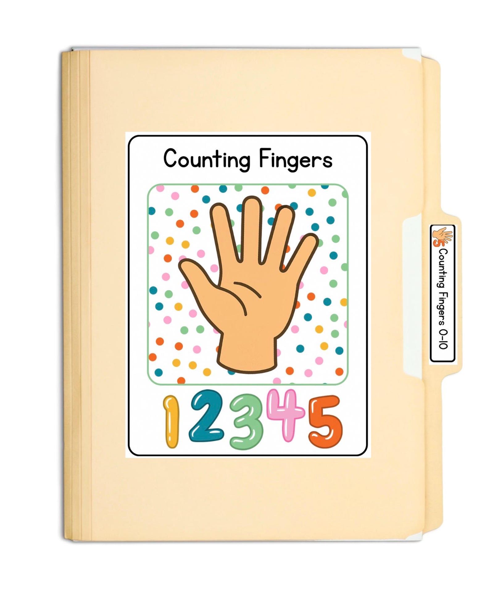 File Folder Games Bundle – Preschool Math & Literacy Centers – Numbers ...
