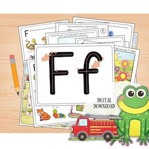Letter F Preschool Printable THE BEST Preschool Worksheets for Learning Letter F Letter a Day Letter F Idea FUN Preschool Worksheet Packet