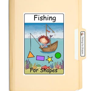 File Folder Games Bundle – Preschool Math & Literacy Centers – Numbers ...