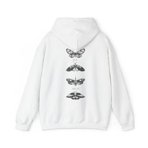 Insect Print Hoodie, Fly High Sweatshirt, Nature Lover Gift, Bug Design Pullover, Outdoor Enthusiast Hooded Jumper, Wildlife Apparel