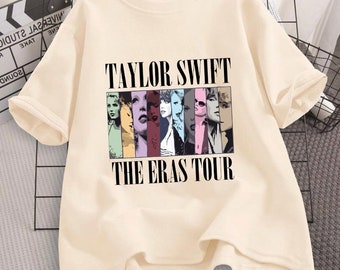 Chemise Swiftie Eras Tour, pur coton, t-shirt vintage fan de Swiftie, chemise film Eras Tour, chemise TS Merch, chemise de concert, chemise de tournée de concerts