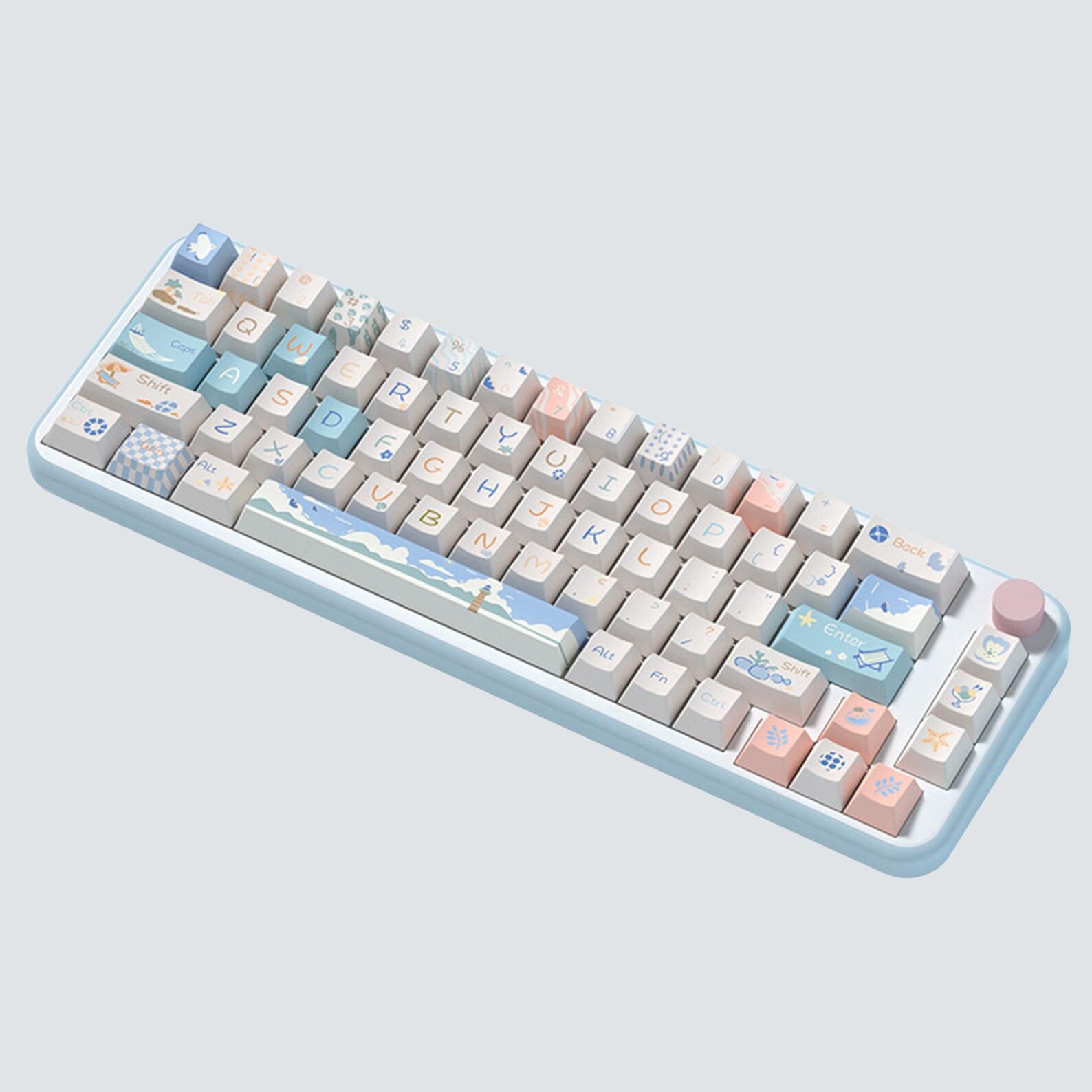 Summer at the Beach Keycaps Set, Anime Keycaps Set, Graffiti Keycap Set ...