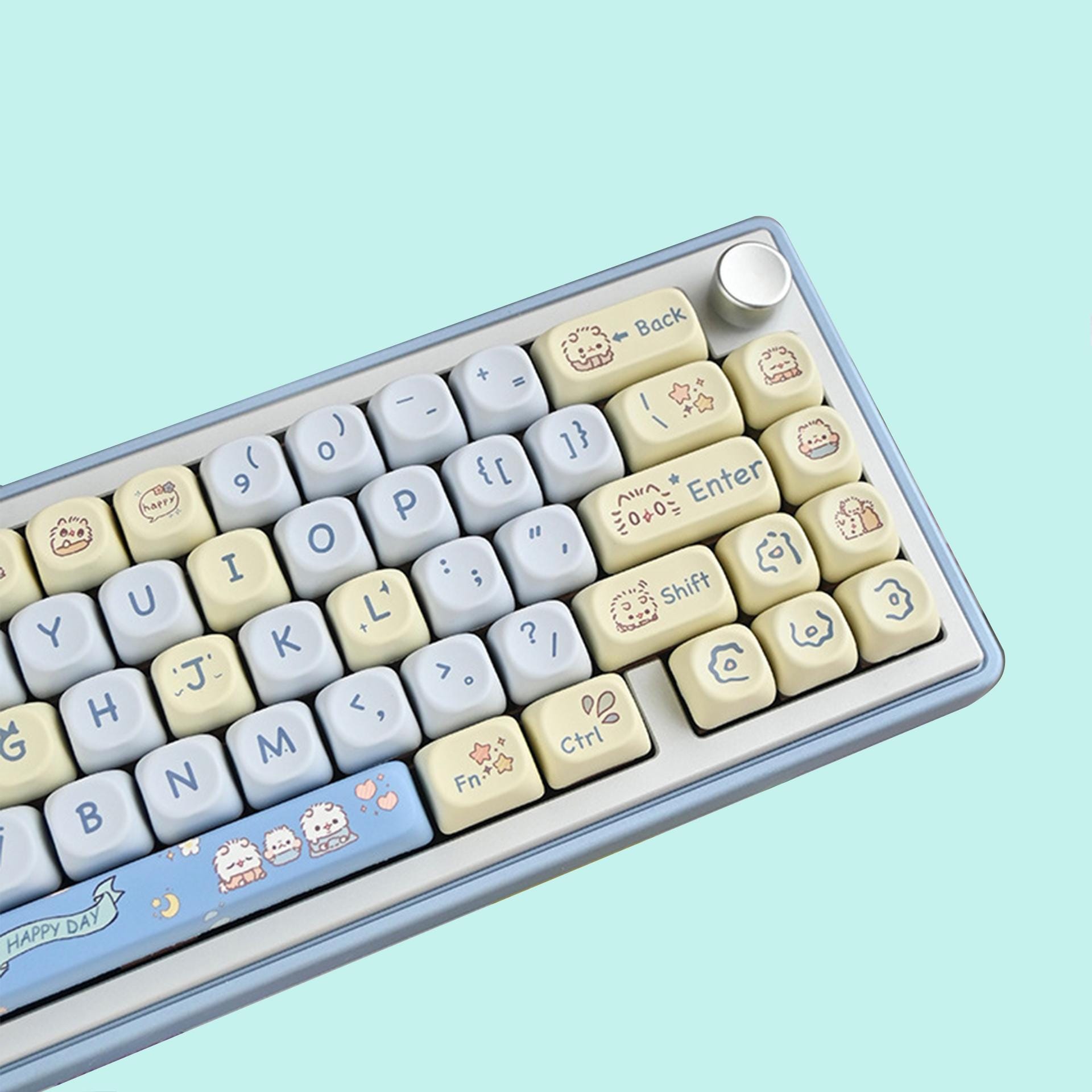 ブルーキティ XDA キーキャップ、古代スタイルのクレーンキーキャップ