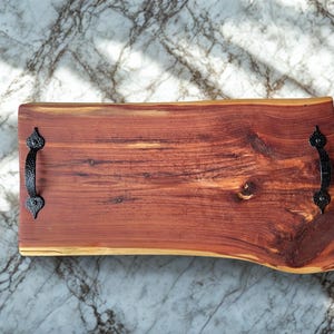 Live Edge Cedar Charcuterie Board 18x8