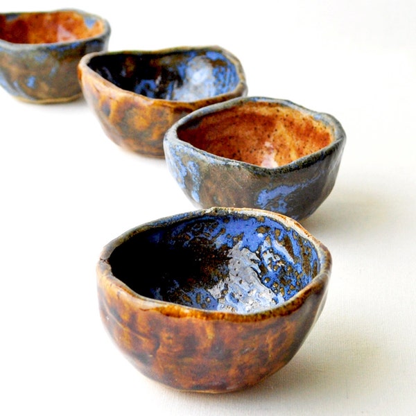 Reserved - gorgeous handmade mismatch ceramic bowls - set of 40