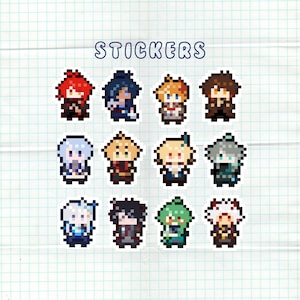 Genshin Pixel Stickers