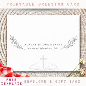 Printable Condolences Card for Friends Family Sympathy Card Download Free Digital Download Sorry For Your Loss Card Instant Download