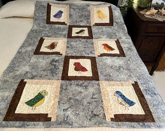 パッチワーク鳥のパターン - Etsy 日本