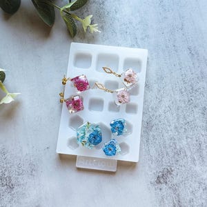 Silicone Earring Mold: Resin Jewelry Making, Pendant Mold