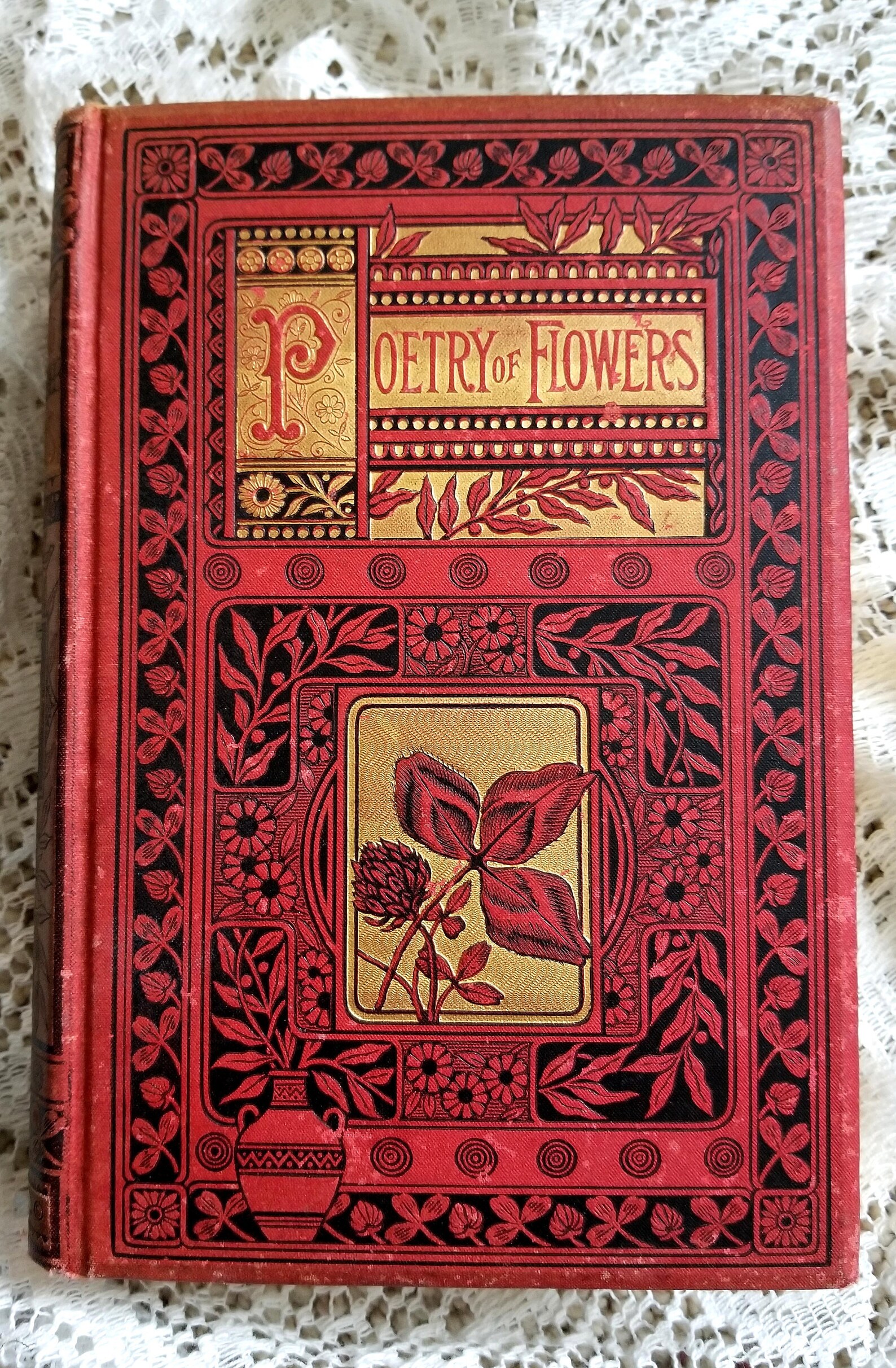 C1880s Language Poetry of Flowers Book Kirtland E932 Flower Etsy