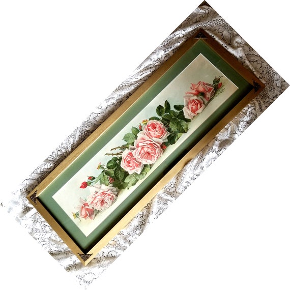 Art Print of Vintage Art La France Roses by Paul de Longpre