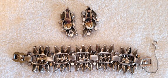Juliana Bracelet Earrings Black Diamond Set DeLizza Elster Jewelry Set E3433 View 3