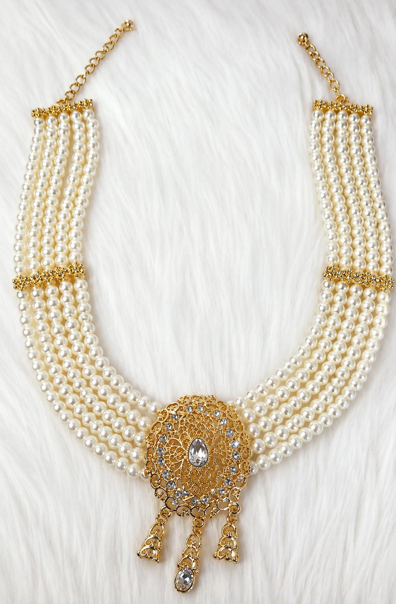 Traditional Moroccan Wedding Jewhar sebha necklace
