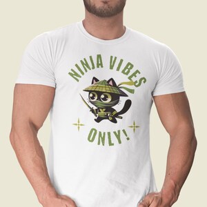 Ninja Vibes Only! Funny Ninja Unisex Jersey Short Sleeve Tee. Martial Arts Gift.