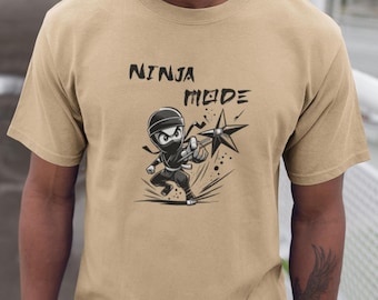 Ninja Mode! Funny Ninja Unisex Jersey Short Sleeve Tee. Martial Arts Gift.