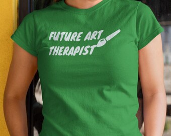Koszulka Future Art Therapist: Koszulka unisex, prezent na zdrowie psychiczne