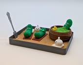 Pickle Zen Garden: Funny Desk Toy, Stress Relief Gift