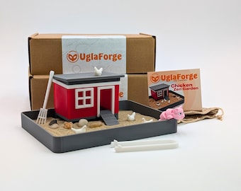 Chicken Zen Garden: Desk Sand Garden DIY Kit