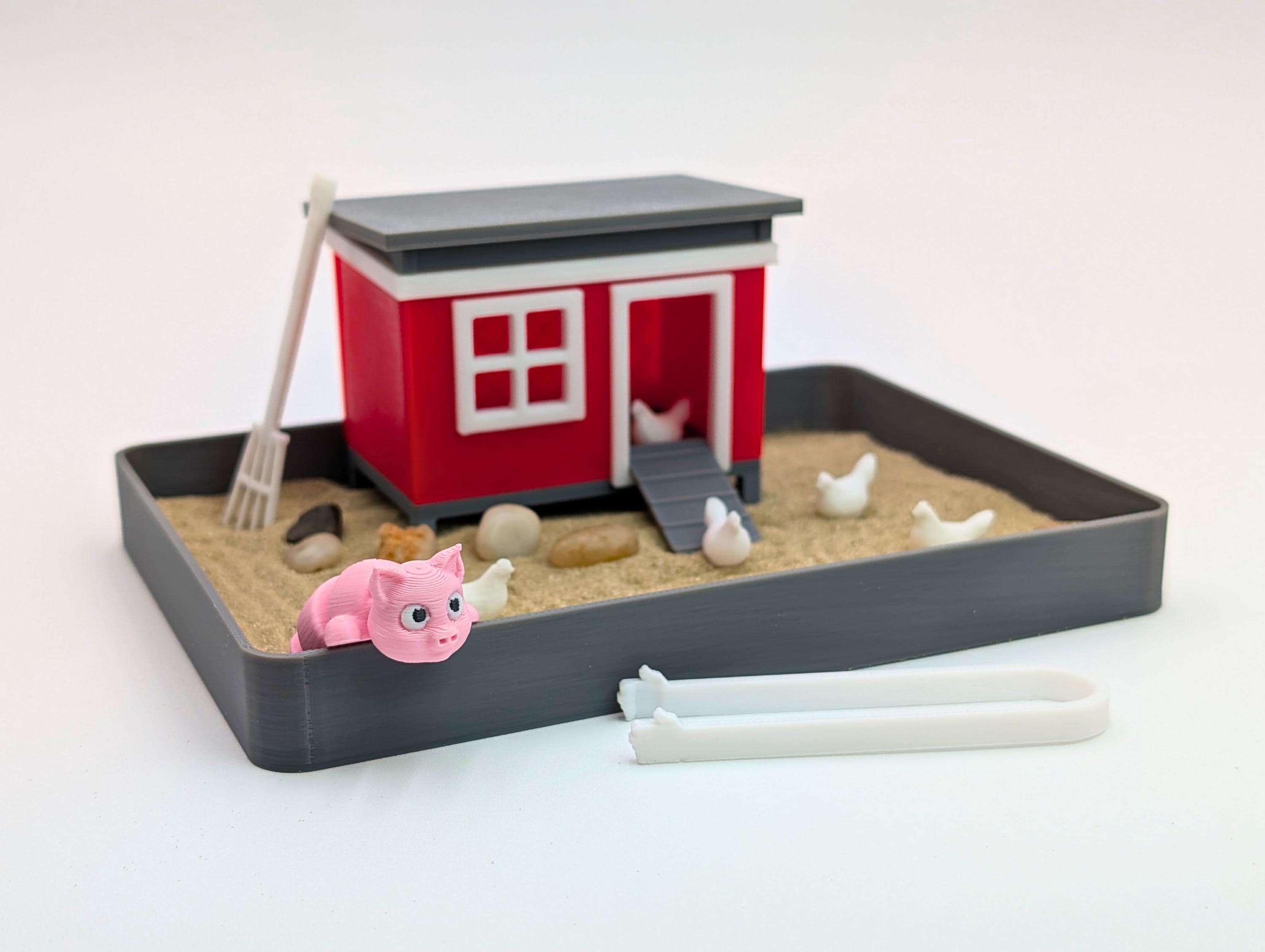 Chicken Zen Garden: Desk Sand Garden DIY Kit - Etsy