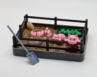 Mini Pig Zen Garden: Desk Sand Garden DIY Kit