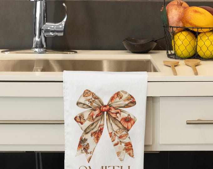 fall customized towel