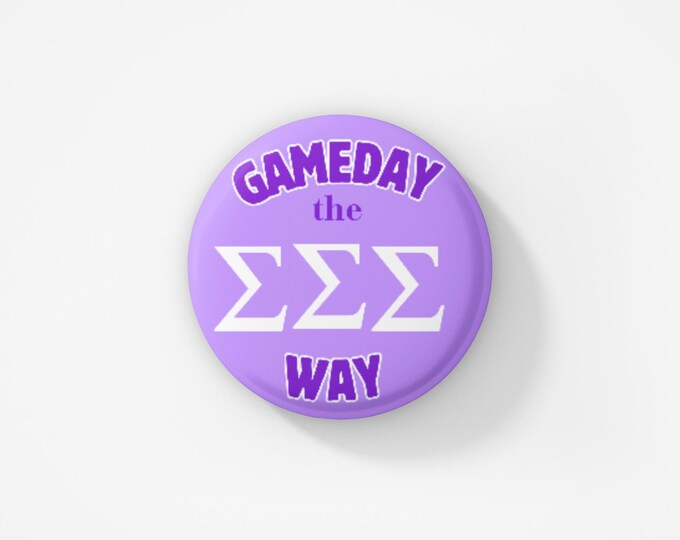 Tri sigma Gameday way button