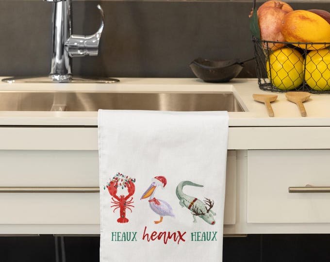 Heaux Heaux Heaux Cajun towel