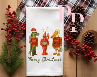 Cajun Nutcracker tea towel