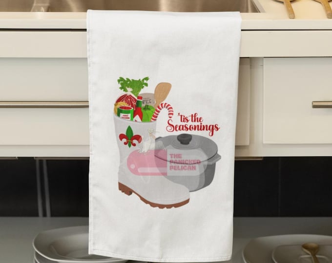 Tis the seasoning Tea towel
