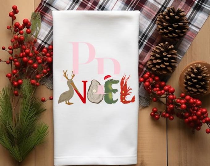 Cajun Noel christmas towel
