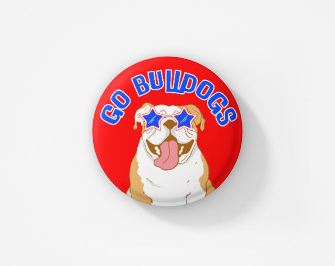 Go Bulldogs button LA TECH
