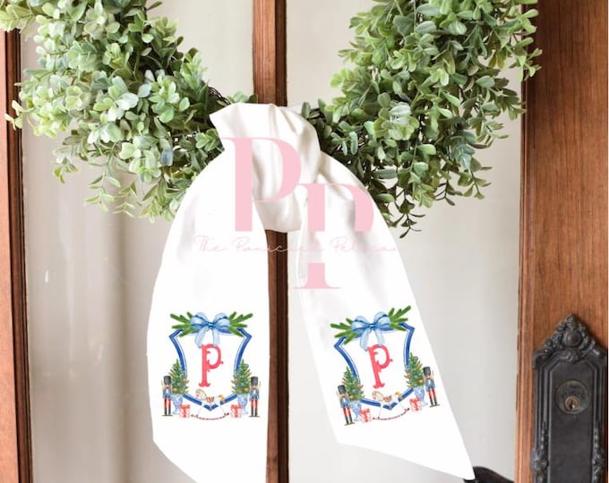 Sublimated Light Blue Christmas crest