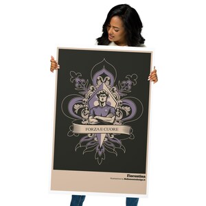 Poster Fiorentina 24x36 pollici