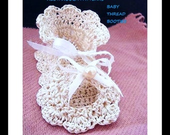 baby booties, baby christening shoes,  crochet patterns baby shoes,  booty Pattern,  number 531, sizes newborn to 1 year