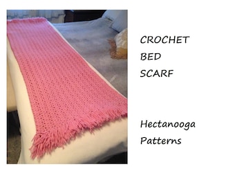 crochet bed scarf pattern, afghan, lap-ghan, baby blanket, scarf, versatile and easy crochet pattern.