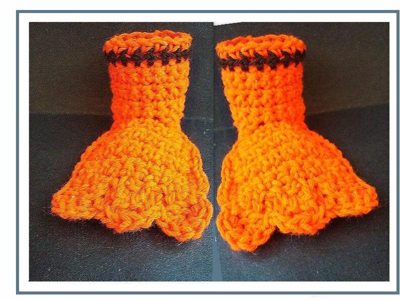 CROCHET PATTERN Duck Feet Slippers Play Clothes Costume Etsy