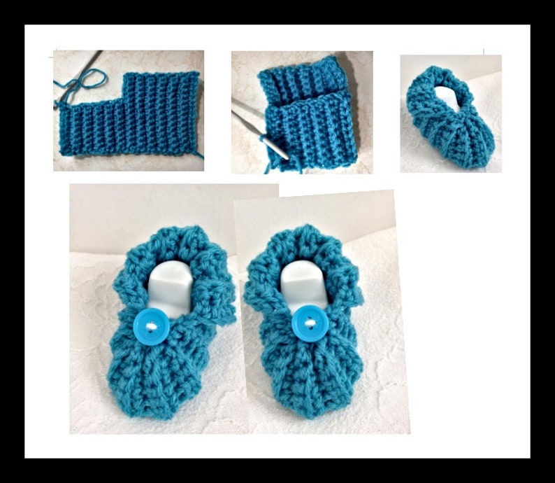 crochet slippers, CROCHET PATTERNS, worked flat, unisex slippers, men, women, kids, toddler, baby booties, boys, child, adult, 2482 image 4