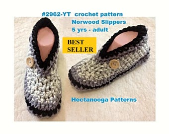 Cozy Crochet Slippers Pattern, Unisex style, chunky  and warm, child, teen, adults, video demo included, easy and quick, #2962