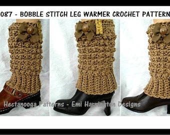 Easy Legwarmer Crochet Pattern- 5 yrs to Adult Large, Women's Accessories, Boot Cuffs, Leg Socks, Girl Children, Winter Clothing,#2087,