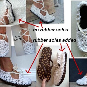 CROCHET PATTERN, Easy Crochet Sandal/Shoes Pattern 548, image 5