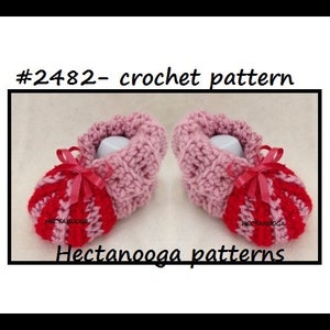 crochet slippers, CROCHET PATTERNS, worked flat, unisex slippers, men, women, kids, toddler, baby booties, boys, child, adult, 2482 image 5