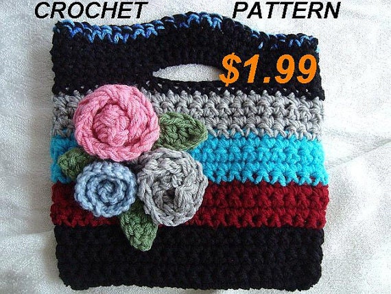 Crochet Pattern, Crochet Glasses Case Pattern, Crochet Purse