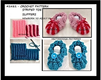 crochet slippers, CROCHET PATTERNS,  worked flat, unisex slippers, men, women, kids, toddler, baby booties, boys, child, adult, #2482