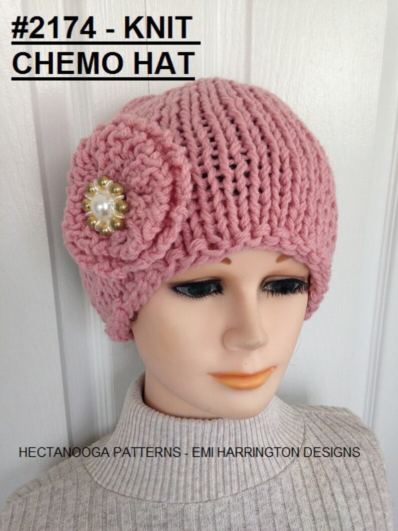 Easy KNIT CHEMO Hat Pattern Hat Knitting Pattern Knitting Etsy