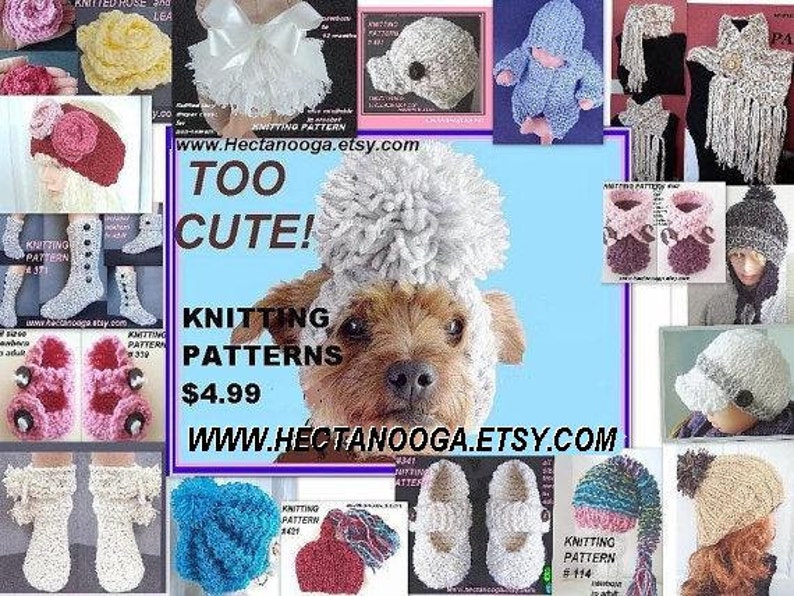 Knitting PATTERN Hat, hat knitting pattern, Knit Hat, Beanie or Newsboy, Easy Newborn to Adult num 401, kids, womens, men, children image 5